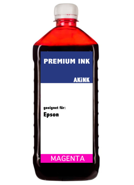 Akink Tinte f&uuml;r Epson T6643 magenta - 500ml