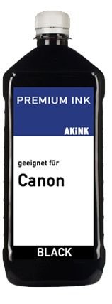 Akink Tinte Pigment schwarz Canon PGI-570 PGI-570pgbk XL - 1 Liter