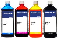 Akink Tinte f&uuml;r Epson Eco Tank Serie - 4x 250ml